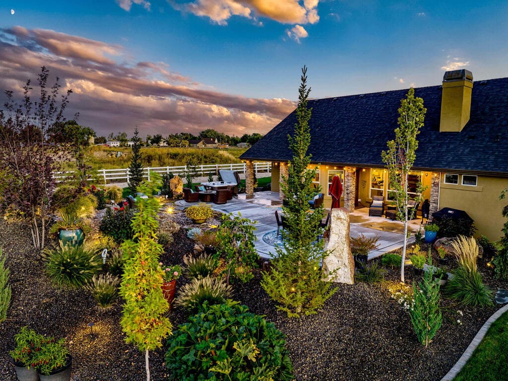 Landscape construction in progress